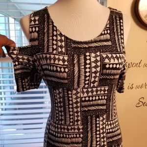 Cute cold shoulder dress